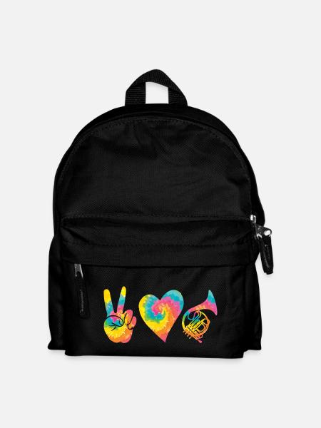 Hornist Waldhorn - Kinder Rucksack - Schwarz