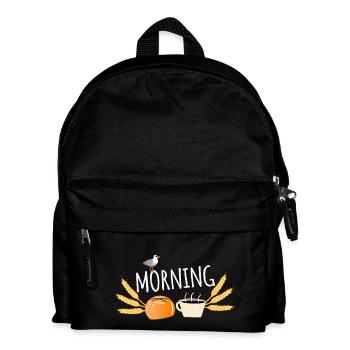 Good morning - Kids' Backpack - black - Front