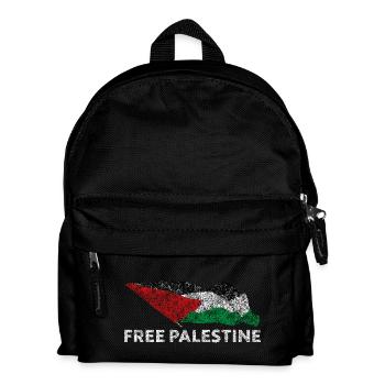Palestine libre - Sac à dos Enfant - noir - Devant