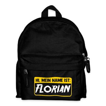 Florian - Kinder Rucksack - Schwarz - Vorne