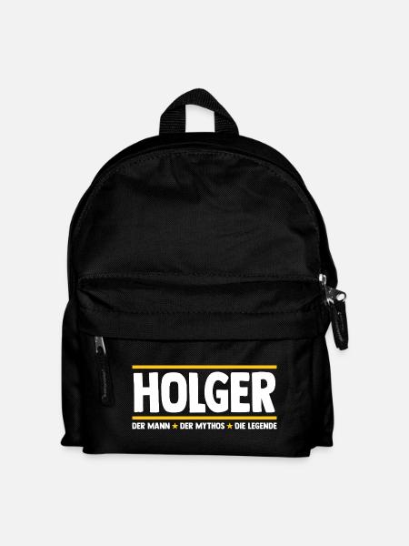 Holger - Kinder Rucksack - Schwarz