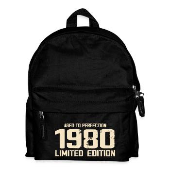 1980 Edition limitée 1980 Anniversaire 1980 Rétro - Sac à dos Enfant - noir - Devant