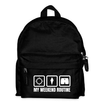 Amateur de crème glacée - Sac à dos Enfant - noir - Devant