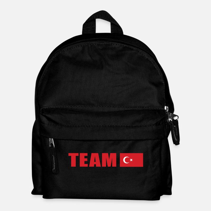 Support Team Turkey - Kids' Backpack - black