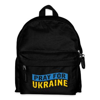 Pray for Ukraine - Kids' Backpack - black - Front