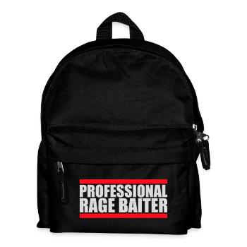 Professional Rage Baiter Troll Aufmerksamkeit Spaß - Kinder Rucksack - Schwarz - Vorne