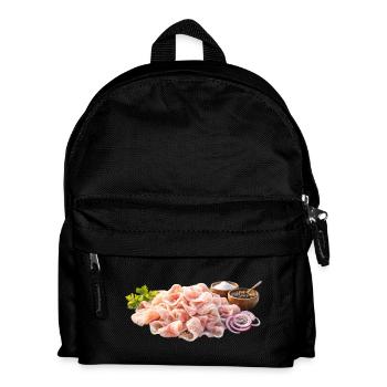 Poisson cru, charcuteries, oignon salé - Stroganina - Sac à dos Enfant - noir - Devant