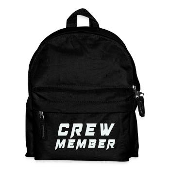Crew Member Patch Tee - Kids' Backpack - black - Front
