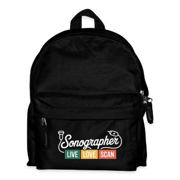 Sonographer Live Love Scan - Kids' Backpack - black - Front