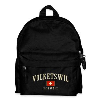 Volketswill Switzerland Emblem - Kids' Backpack - black - Front