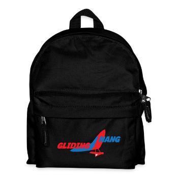 Logo Hang Gliding Color Splash - Kids' Backpack - black - Front
