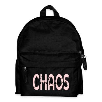 Chaos Koordinatorin Mama - Kinder Rucksack - Schwarz - Vorne