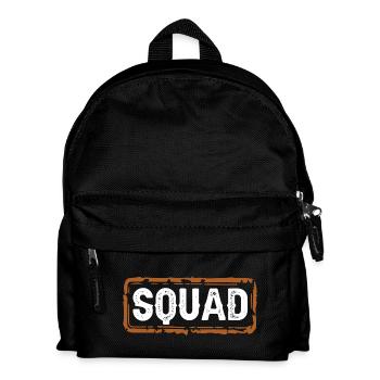 squad - Kinder Rucksack - Schwarz - Vorne