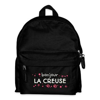 La Creuse Frankreich  - Kinder Rucksack - Schwarz - Vorne