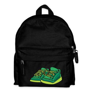bunte baby trainers - Kinder Rucksack - Schwarz - Vorne