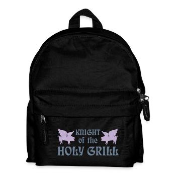 Knight of the holy grill (Txt, 2c) - Kinder Rucksack - Schwarz - Vorne