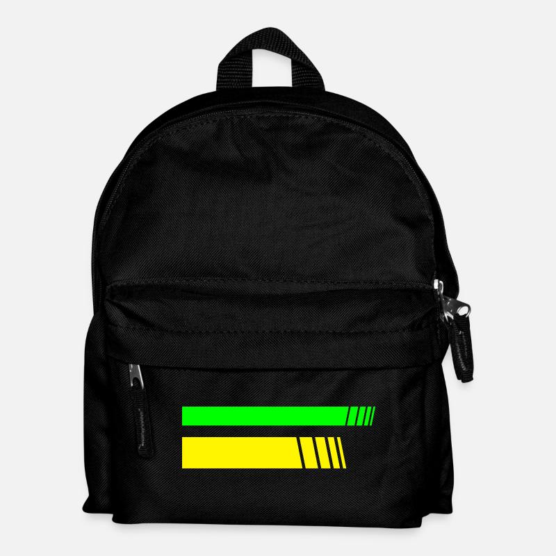 Stripes - Kids' Backpack - black