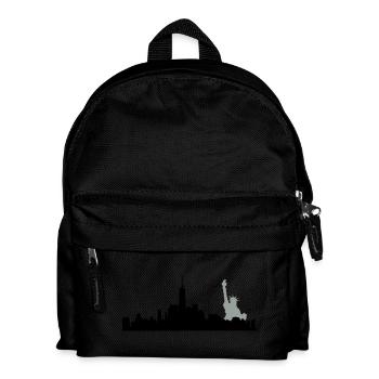 manhatten skyline - Kinder Rucksack - Schwarz - Vorne