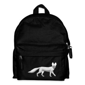 Arctic fox look - Kids' Backpack - black - Front