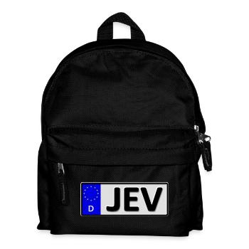 Jever Kennzeichen - Kinder Rucksack - Schwarz - Vorne