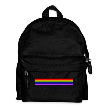 Band rainbow / rainbow band - Kids' Backpack - black - Front