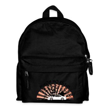 JDM tuning Japan Racing, rising sun, tuning - Kids' Backpack - black - Front