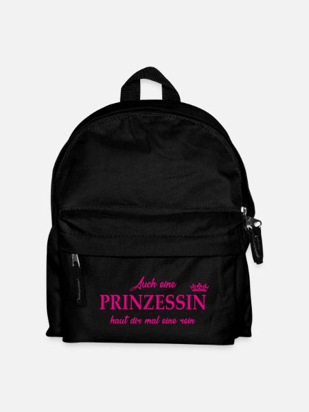 Prinzessin haut rein - Kinder Rucksack - Schwarz