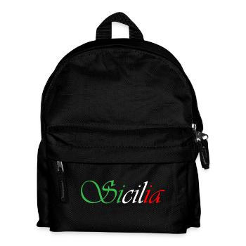 sicilia - Kids' Backpack - black - Front