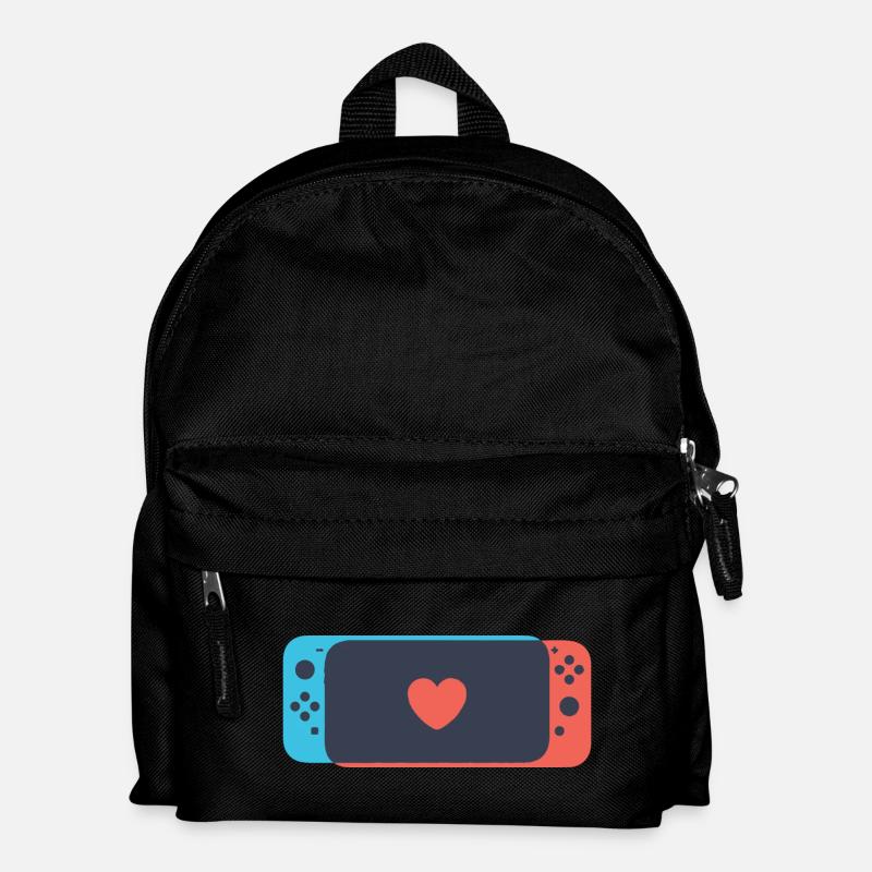 Schalten Sie Liebe - Kinder Rucksack - Schwarz