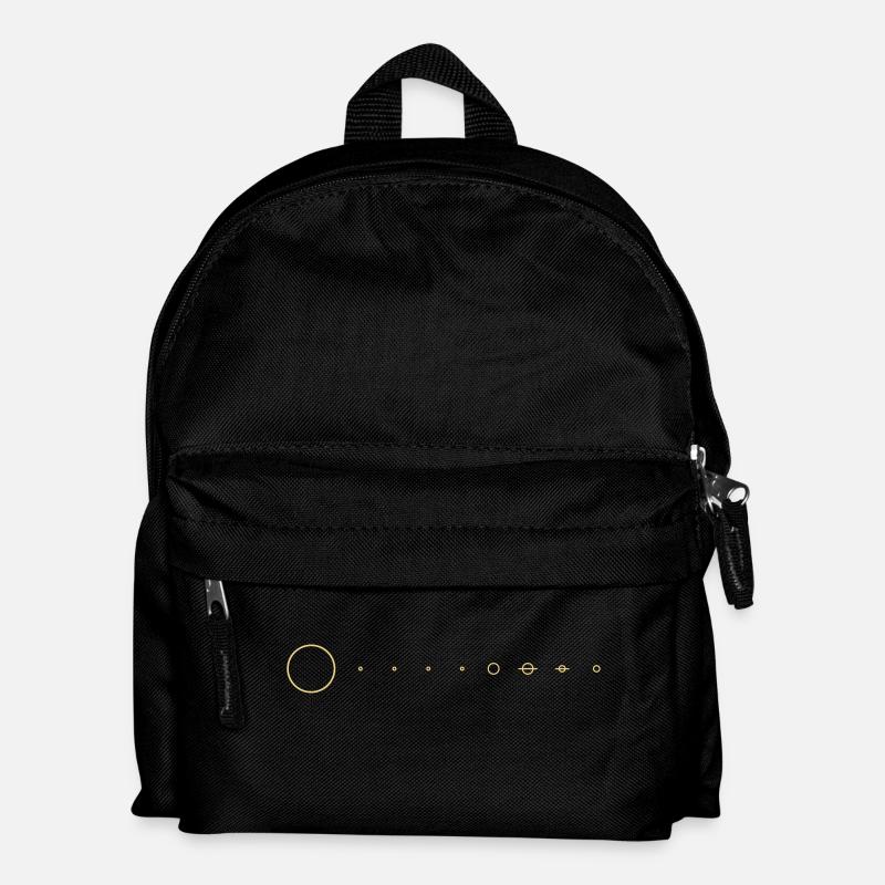 Sonnensystem - Kinder Rucksack - Schwarz