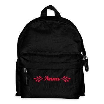 Anna - Kinder Rucksack - Schwarz - Vorne