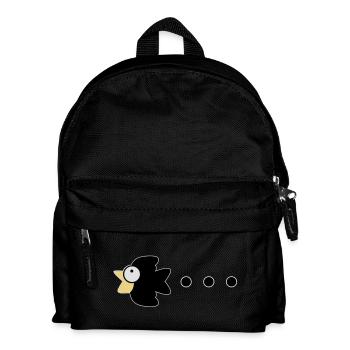 crow - Kinder Rucksack - Schwarz - Vorne