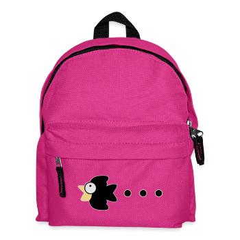 crow - Kids' Backpack - fuchsia - Front