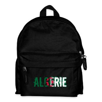 logo_flag_grunge_algerie_2 - Sac à dos Enfant - noir - Devant