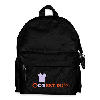 Cook st Du? - Kinder Rucksack - Schwarz - Vorne