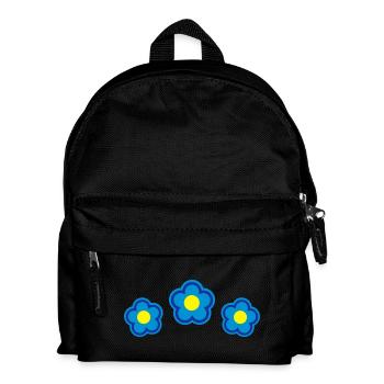 blumen sommer frühling - Kinder Rucksack - Schwarz - Vorne