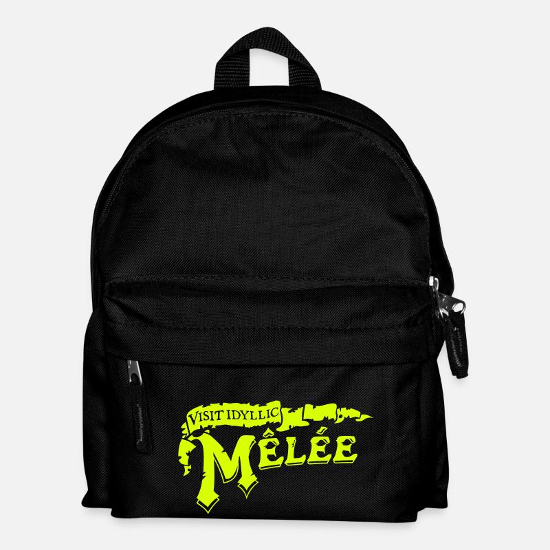 Visit Idyllic Melée - Kinder Rucksack - Schwarz