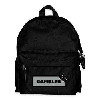 Gambler - Kinder Rucksack - Schwarz - Vorne