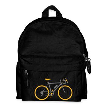 Un vélo de route rapide - Sac à dos Enfant - noir - Devant