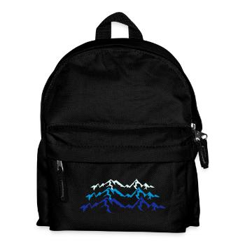 Hohe Schöne Berge - Kinder Rucksack - Schwarz - Vorne