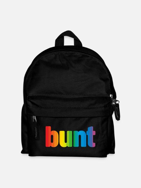 bunt - Kinder Rucksack - Schwarz
