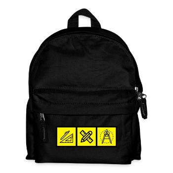 Architekt / Architektur / Ingenieur / Urbanismus - Kinder Rucksack - Schwarz - Vorne