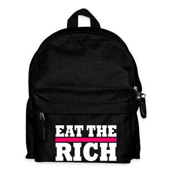 Eat the rich - Kids' Backpack - black - Front