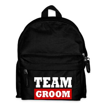 Team groom - Kids' Backpack - black - Front