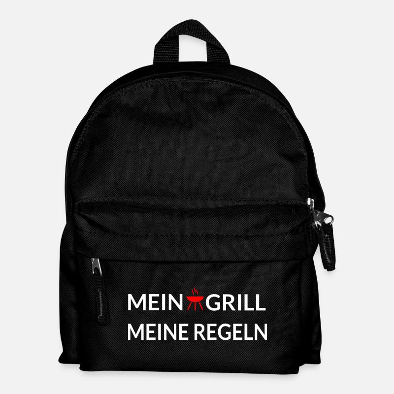 Grillen - Kinder Rucksack - Schwarz