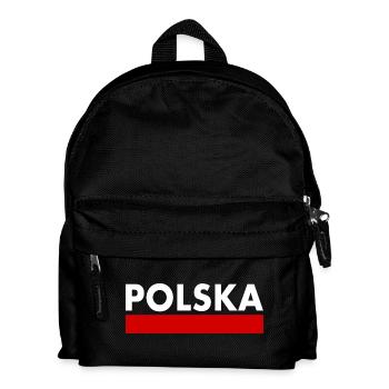 Polen - Kinder Rucksack - Schwarz - Vorne