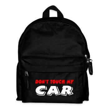 Auto - Kinder Rucksack - Schwarz - Vorne