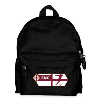 England Football Flag Jersey - England Tshirt - Kids' Backpack - black - Front
