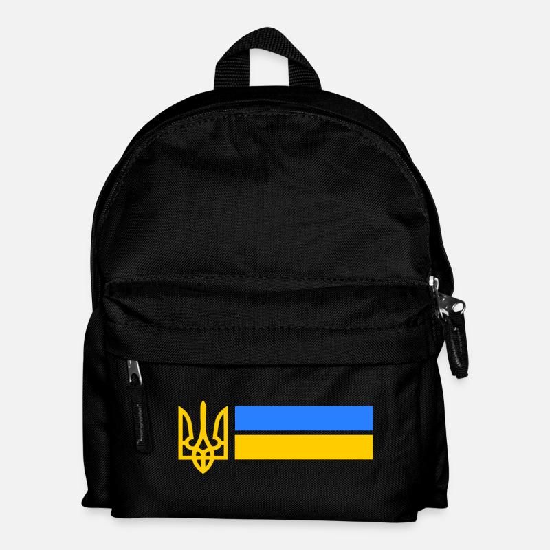 Ukraine - Kinder Rucksack - Schwarz