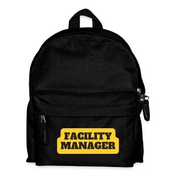 Facility Manager In-house technician Caretaker - Kids' Backpack - black - Front